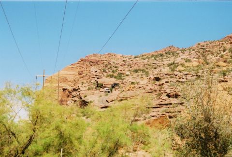1996 Ford Bronco - Scott and Keith on Moab Rim.