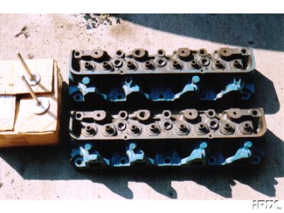 1969 Ford Fairlane - 428CJ heads and stainless valves from Kuntz & Craft