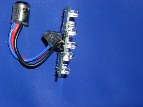 1978 Ford Mustang II - This is an LED light strip with a standard bayonet base, likely for automotive use.