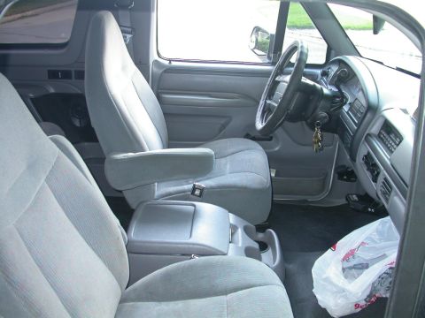 1996 Ford Bronco - Interior installed with a new moulded vinyl floor.