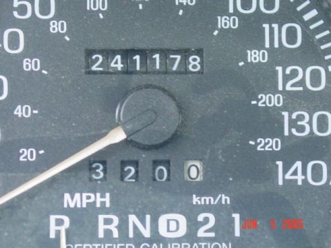 1995 Ford Crown Victoria - Speedometer and Odometer.
