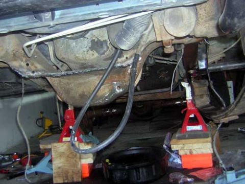 1995 Ford Bronco - new power steering lines ran