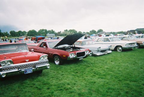 1972 Ford Ranchero - my Chero between 59 Skyliner and 57 Fairlane
