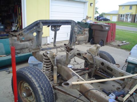 1981 Ford Bronco - good veiw of whats left