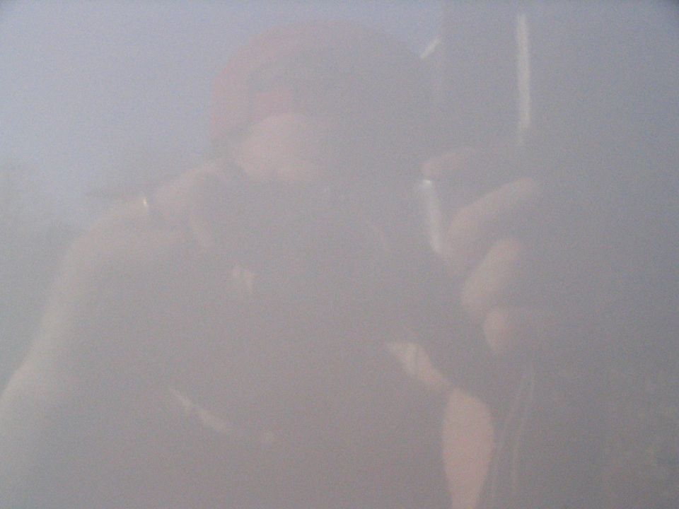 1993 Ford Taurus side view, reflection of person in door
