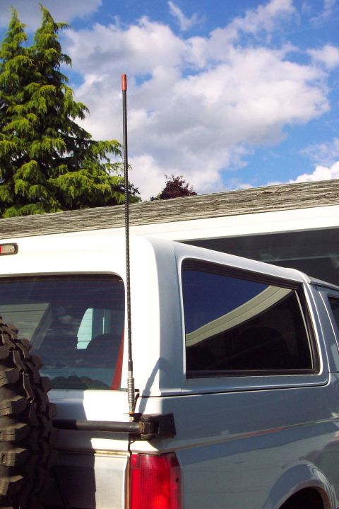 1996 Ford Bronco - CB Radio Antenna FireStik II - FS3-B (3') Tuned to Channel 11 (as though 23 Ch. CB)