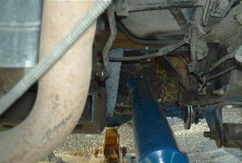 1986 Ford Bronco - Front view of my tranny xmember