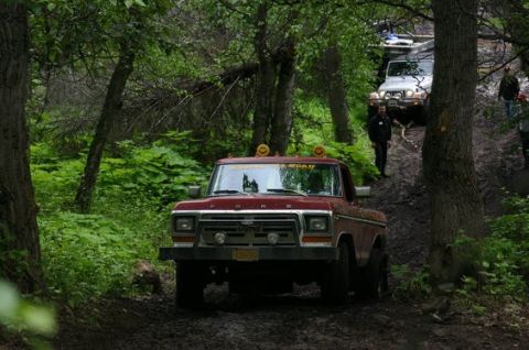 1978 Ford Bronco - Brittany's first Solo trail...Sniff...She's growin' up