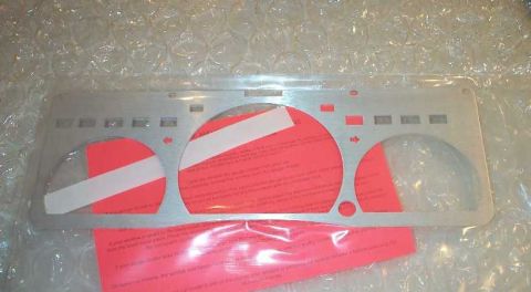 1998 Ford Crown Victoria - I purchased a brushed aluminum trim cover for my gauge cluster.