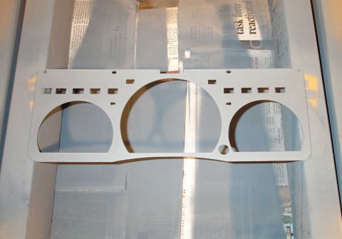 1998 Ford Crown Victoria - Because I purchased a brushed aluminum panel, I had to use a primer to fill the small "brush lines". Furthermore, I wanted to ensure that t…