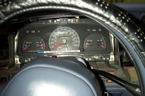 1998 Ford Crown Victoria - Now, the four bolts can be removed and the cluster can be removed.