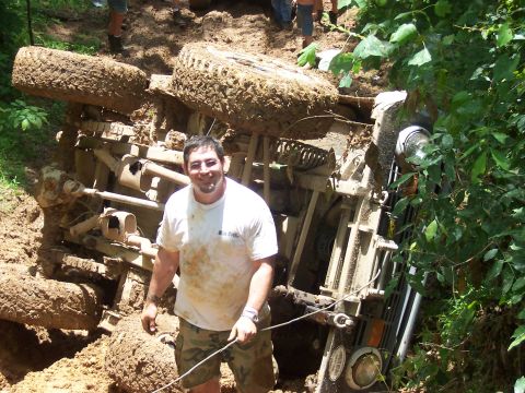 1978 Ford Bronco - Mike posing