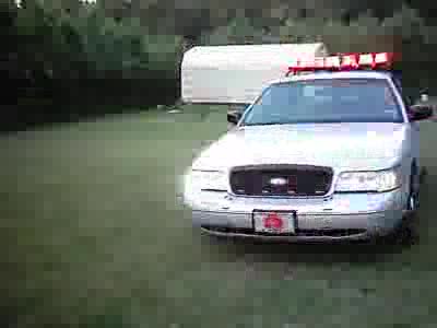 1998 Ford Crown Victoria - Lightbar and strobes.