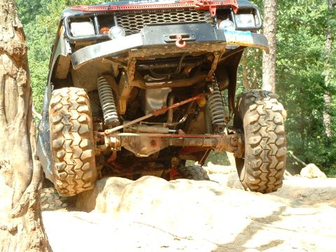 1985 Ford Bronco - This is what Eric and I had to stare at thru the mirrors all day....kinda intimidating isn't it?