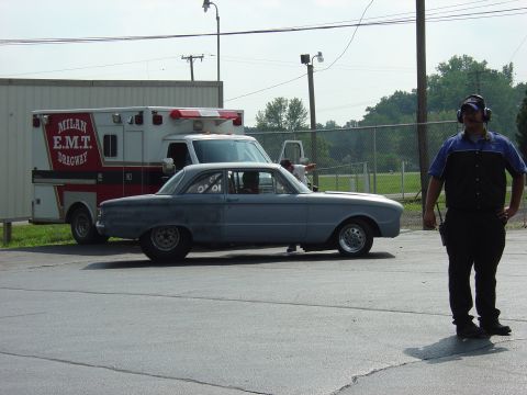 1960 Ford Falcon - This was real rare for me to get a by run during elimination. That was cool.