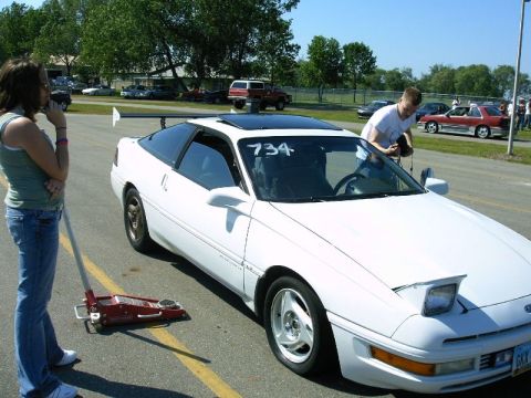 1992 Ford Probe - Street Legal drag racing 6-18-2005