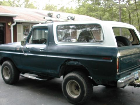 1979 Ford Bronco - This Ford Bronco is a 1978 model, not a 1979 as claimed.