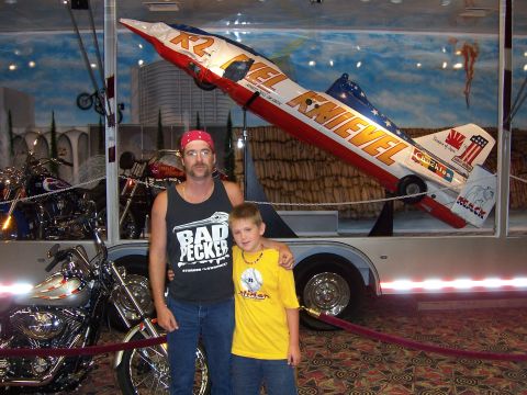 1999 Jeep TJ - My son and I with the x2 canyon rocket
