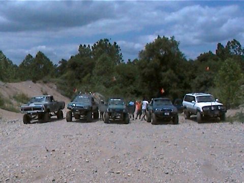 1977 Ford F-150 - Some of the group at Badlands