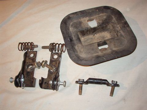 1983 Ford Bronco - SOLD Hardware for '78-96 Bronco rear seat. Minor surface rust (MORE RUST than you can see in the photo), no bends, no wear. [url=http://www…