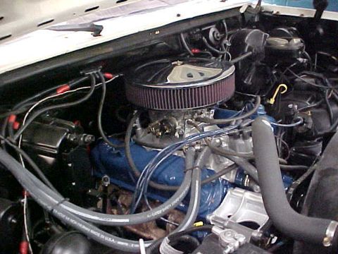 1983 Ford Bronco - pass side of motor