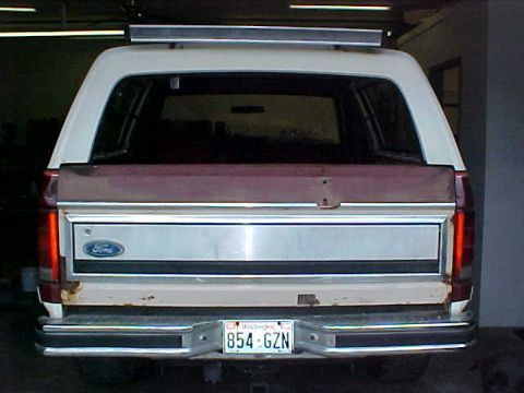 1983 Ford Bronco - the back