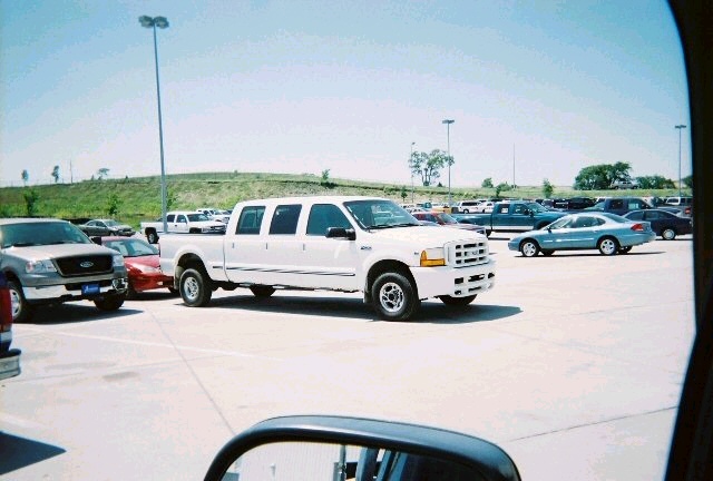 6 door F350 at work