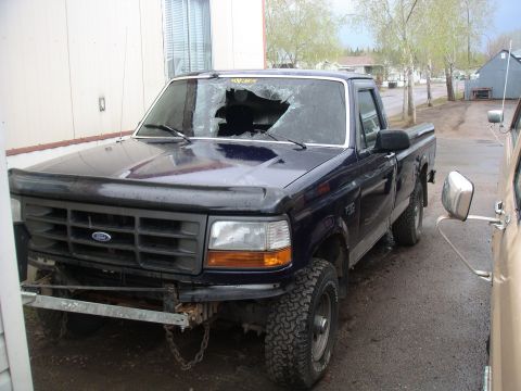 1990 Ford Bronco - ready to get stripped.... damn command start