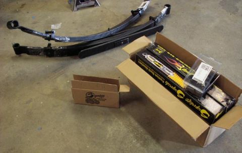 1988 Ford Bronco - Super Lift 6" lift rear springs. SL's six inch springs give 4.5" of lift. Go figure?
