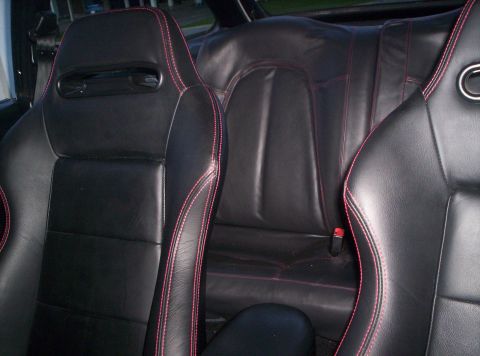 1993 Ford Probe - You can see the back seats in this shot (reapohlstered by Fabricated Automotive Designs)