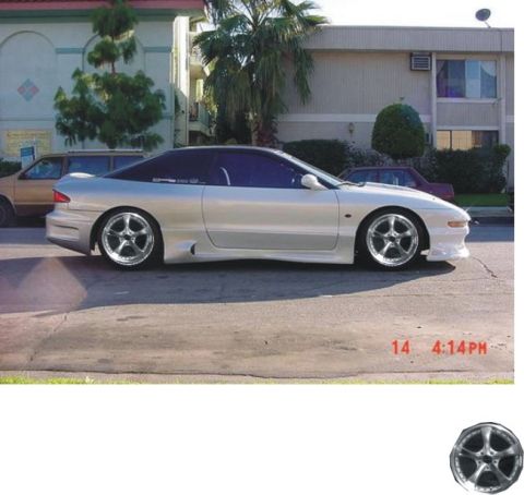 1993 Ford Probe - Silver 1993 Ford Probe shown from the side, custom wheels.