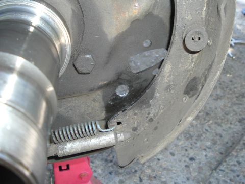 1989 Ford Bronco - 1/2" hole for ebrake cable