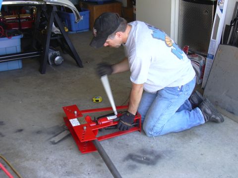 1991 Ford Bronco - Had to make due for bending tubing. Added heat with a torch and it worked ok.
