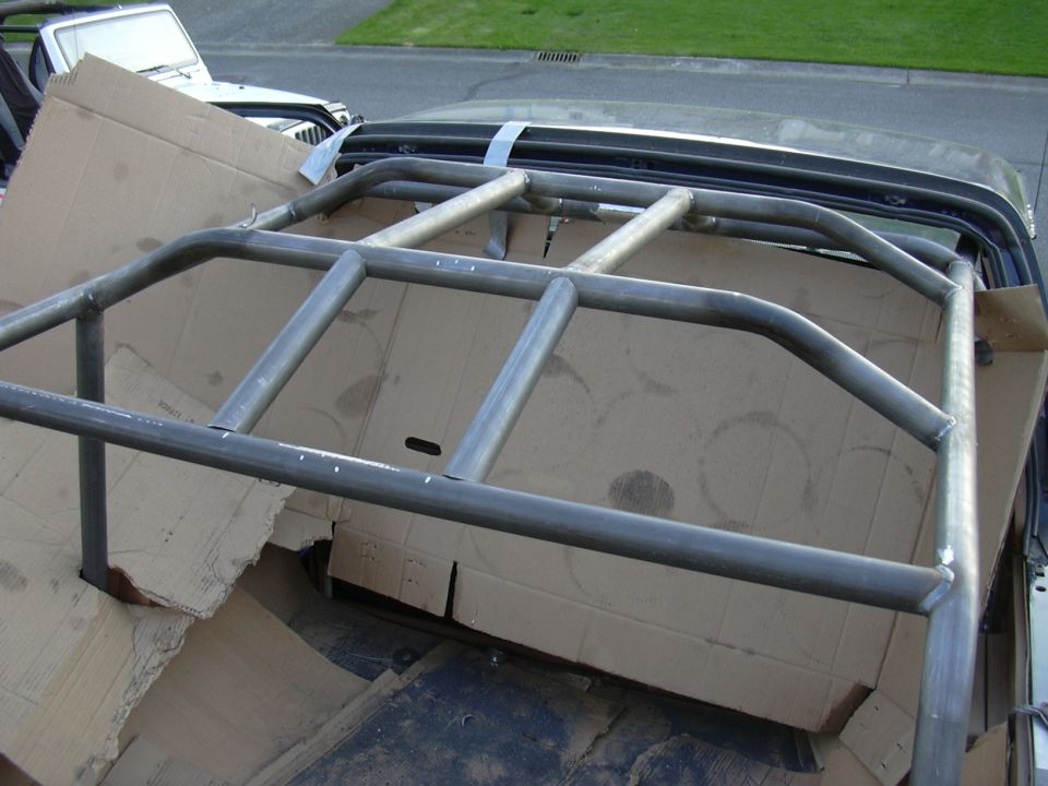 New anti-head banging cage.