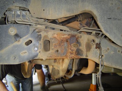 1989 Ford Bronco - Shock towers removed