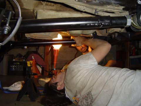 1989 Ford Bronco - Getting the passenger side lined up