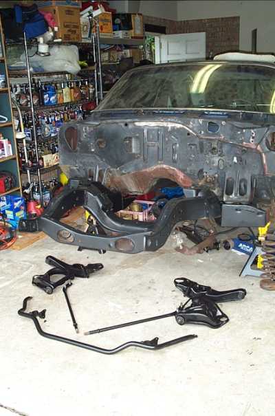 1965 Ford Galaxie - View with the powder coated parts