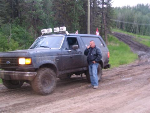 1989 Ford Bronco - a mans work is never done! LOL