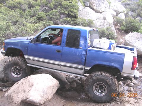 1994 Ford Bronco - the first and last i saw of bill, since he wsa in the front and I was last. here he is on gatekeeper.