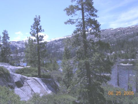 1994 Ford Bronco - A scenic view of a mountainous area with lakes and evergreen trees, dated June 25, 2005.