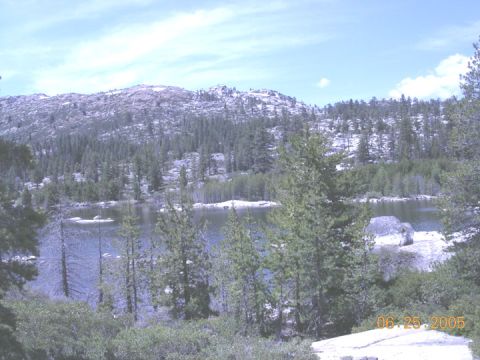 1994 Ford Bronco - A scenic view of a lake and snow-capped mountains, dated June 25, 2005.