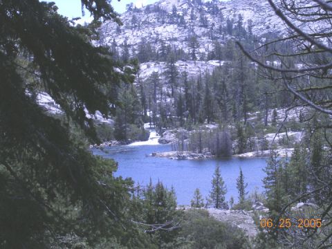 1994 Ford Bronco - A scenic view of a lake with trees and mountains, dated June 25, 2005.