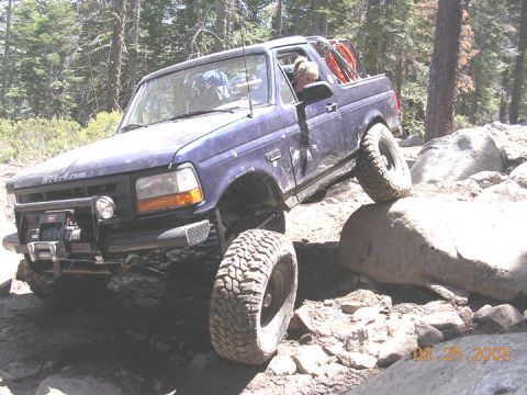 1994 Ford Bronco - another series of cass, coming down big sluice