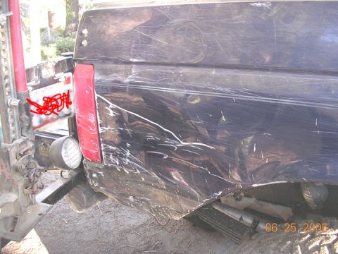 1994 Ford Bronco - We camped at the Springs, which gave me time to see the new dents