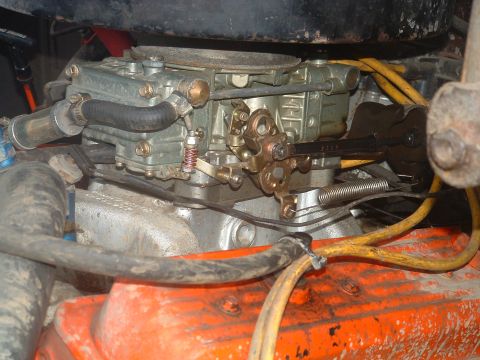 1978 Chevrolet C/K Pickup - Closer shot of carb