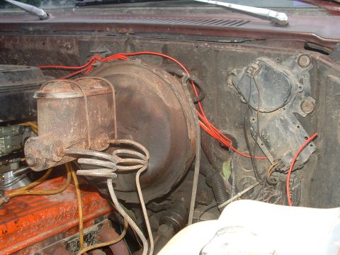 1978 Chevrolet C/K Pickup - Firewall - hydraulic clutch is going there somewhere...