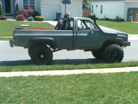 1978 Chevrolet C/K Pickup - rides like a caddy with 2 yards of mulch....