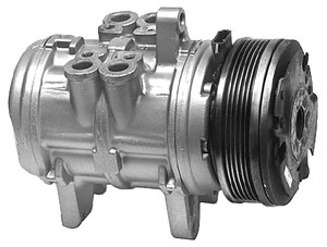 1986 Ford Bronco - This is an A/C compressor, likely for a vehicle, with the SuperMotors logo visible.