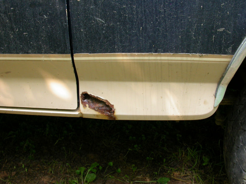 Drivers rear quarter panel issue