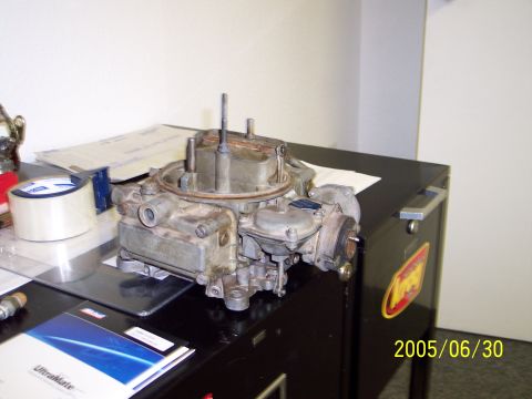 1985 Ford Bronco - ok after several hours of crap...realized the edelbrock wont fit and am going to have stock holley rebuilt.